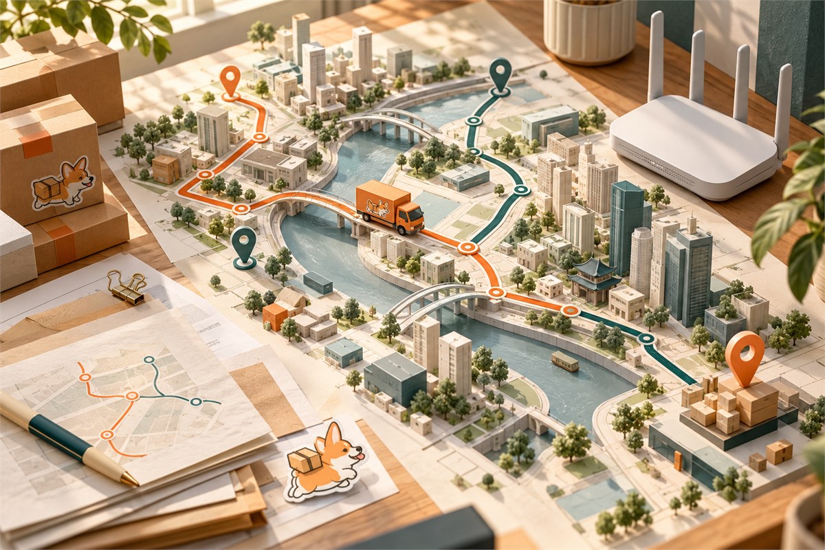 理解不同网络路径 城市路线模型与桌面路由设备